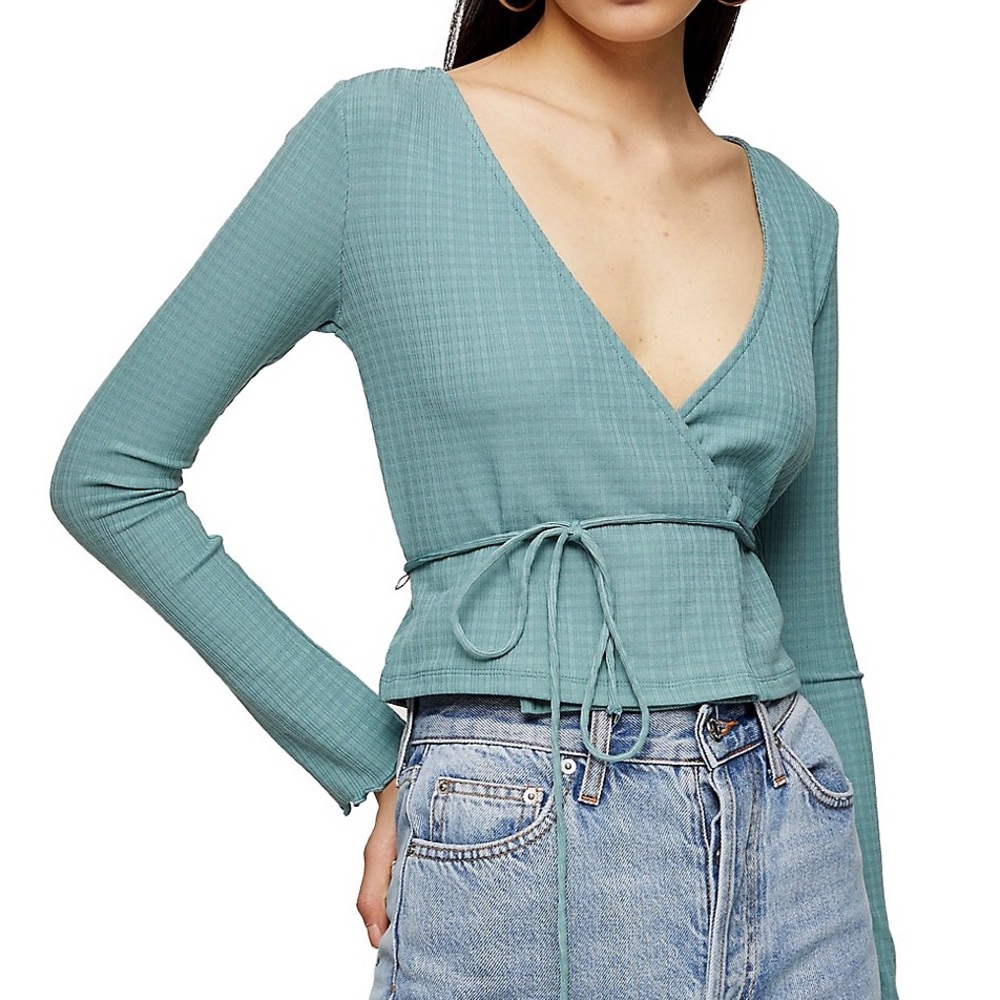 Topshop Wrap Top
